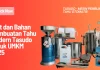 Alat dan Bahan Pembuatan Tahu