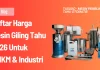 Daftar Harga Mesin Giling Tahu 2026 Untuk UMKM & Industri