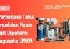 6 Perbedaan Tahu Manual dan Mesin Wajib Dipahami Pengusaha UMKM